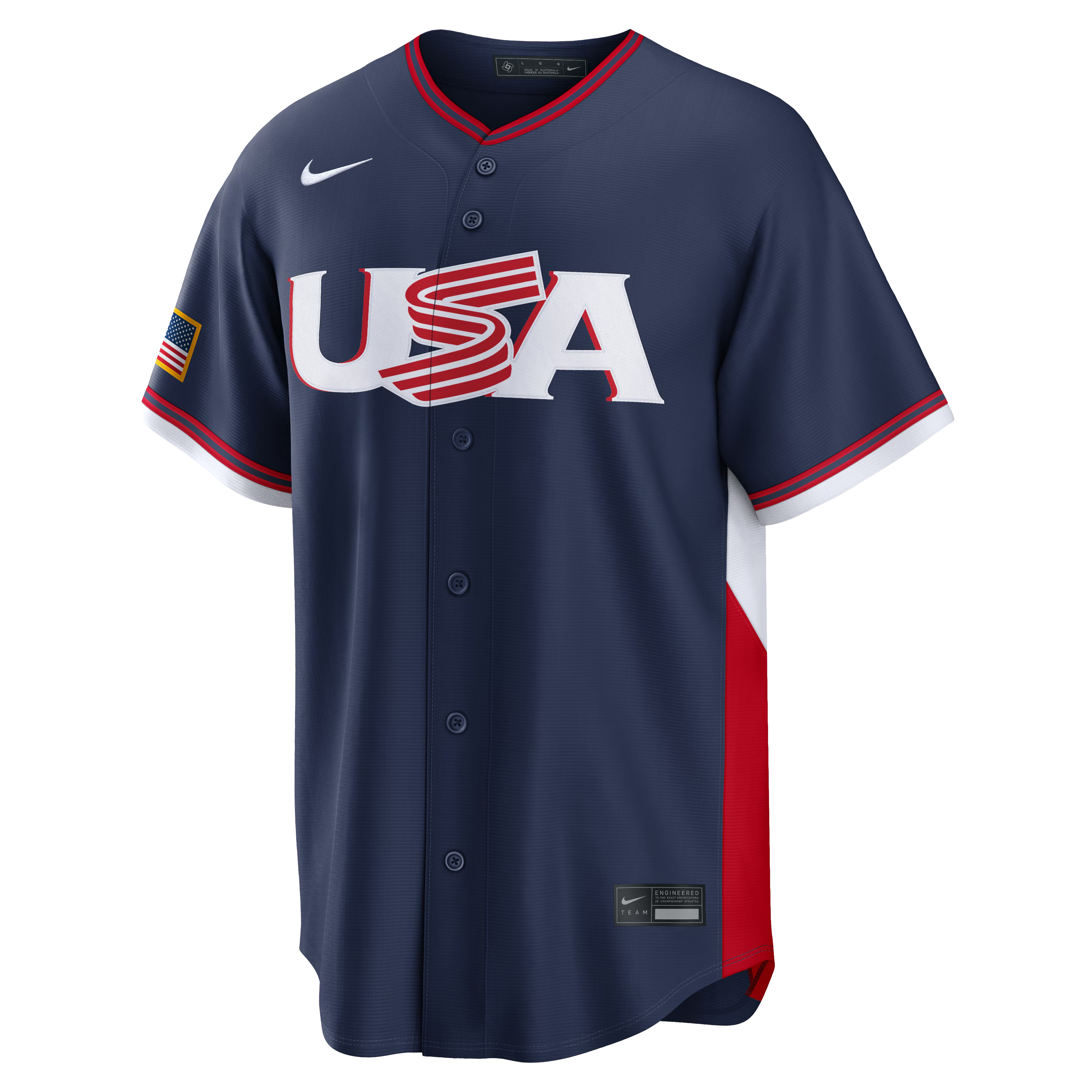Nike USA Baseball 2026 World Baseball Classic Road Stadium Jersey – Alex Bregman – Navy