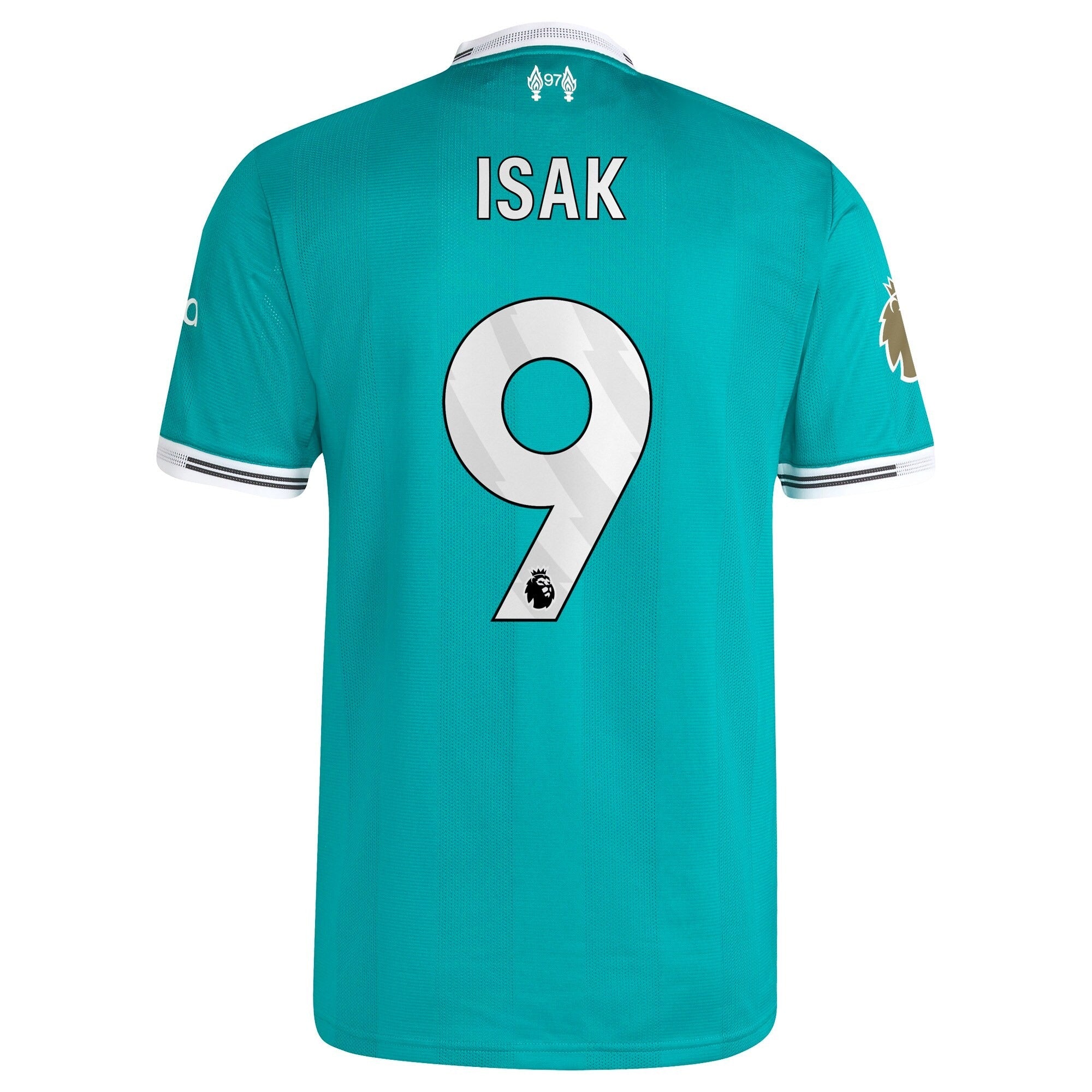 Alexander Isak Liverpool 2025/26 Third Player Soccer Shirt - Green