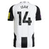 Alexander Isak Newcastle United 2024/25 Home Custom Player Soccer Shirt - Black