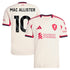 Alexis Mac Allister Liverpool 2025/26 Away Player Soccer Shirt - White