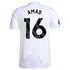 Amad Diallo Manchester United 2025/26 Away Player Soccer Shirt - White