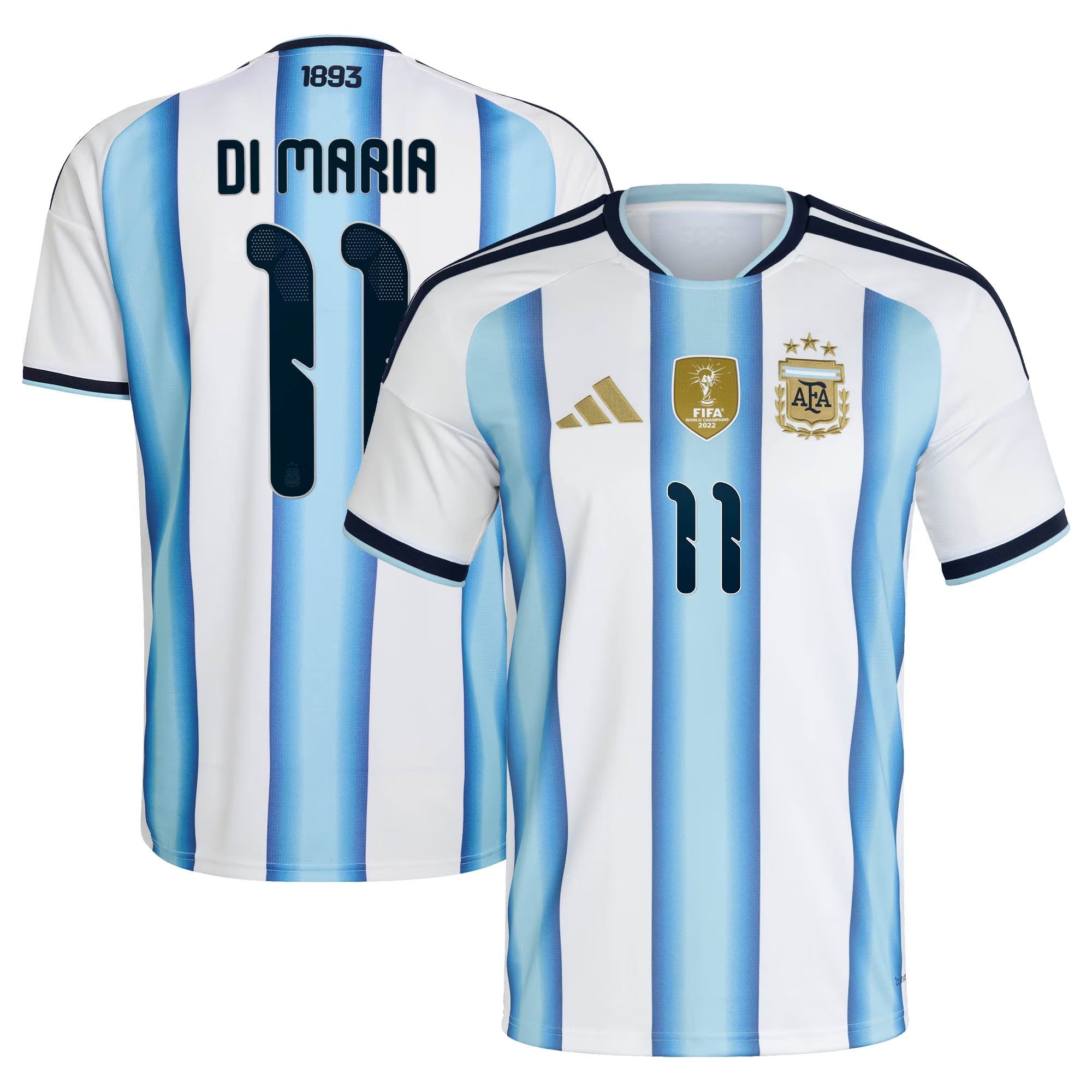 Argentina 2026 Home Player Jersey #11 - White (Di Maria)