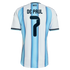 Argentina 2026 Home Player Jersey #7 - White (De Paul )