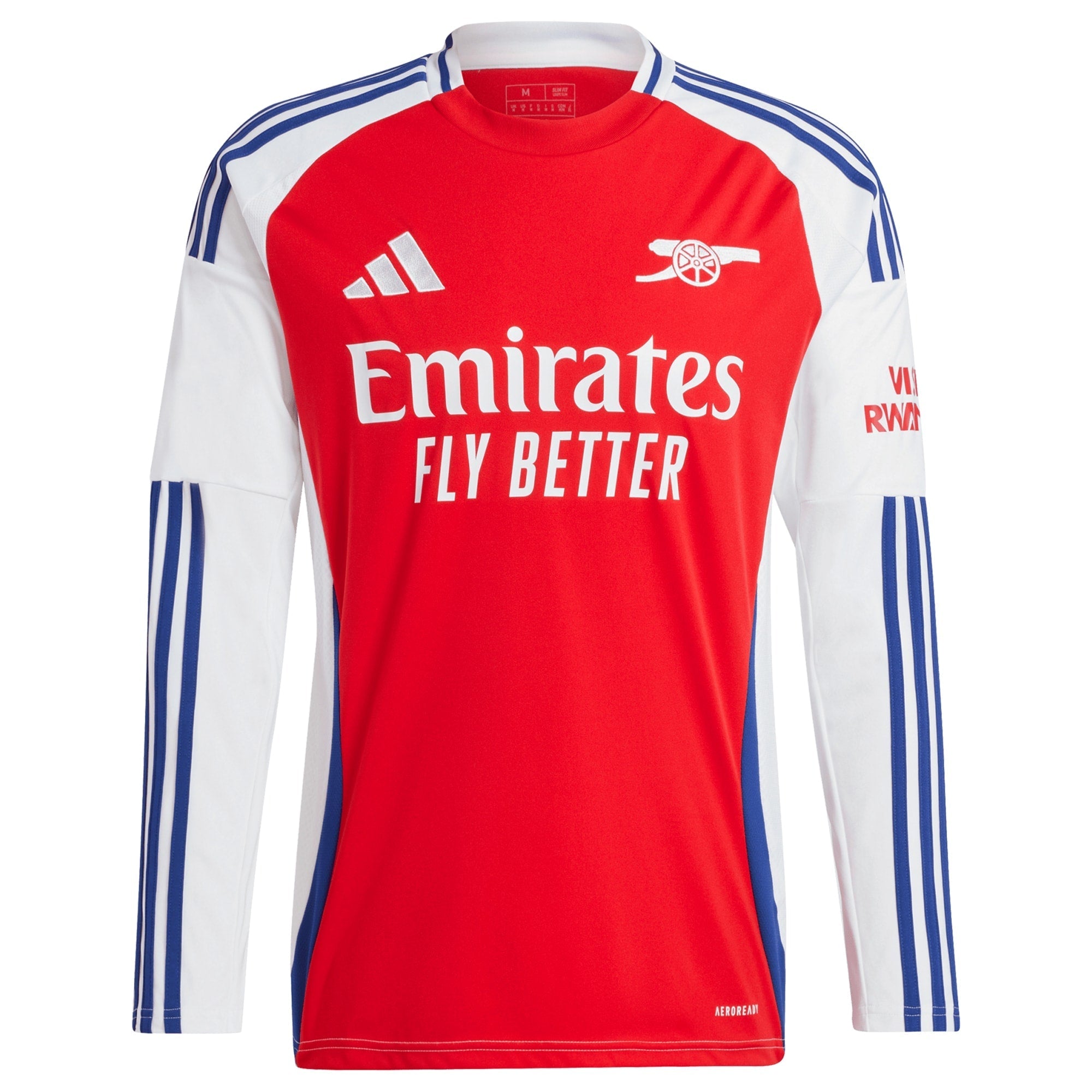 Arsenal  2024/2025 Home Long Sleeve Customized Soccer Shirt – Red