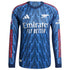 Arsenal 2025/26 Away Long Sleeve Soccer Shirt with Patch - Blue