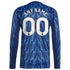 Arsenal 2025/26 Away Long Sleeve Customized Soccer Shirt - Blue
