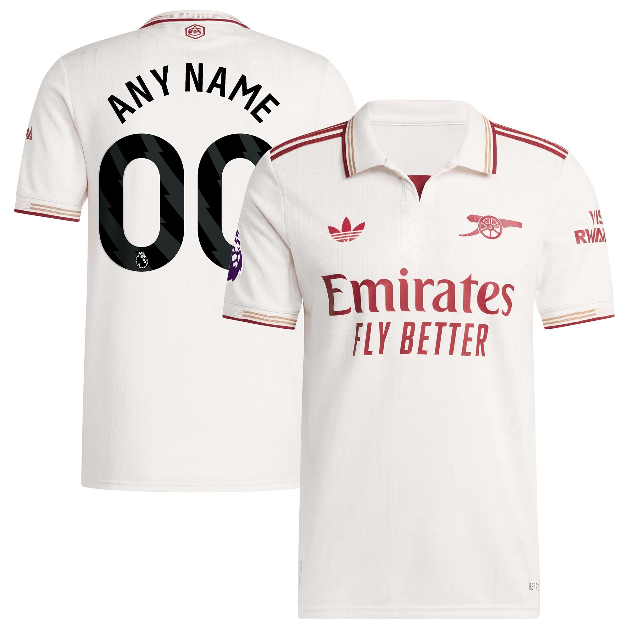 Arsenal 2025/26 Third Custom Soccer Shirt - White