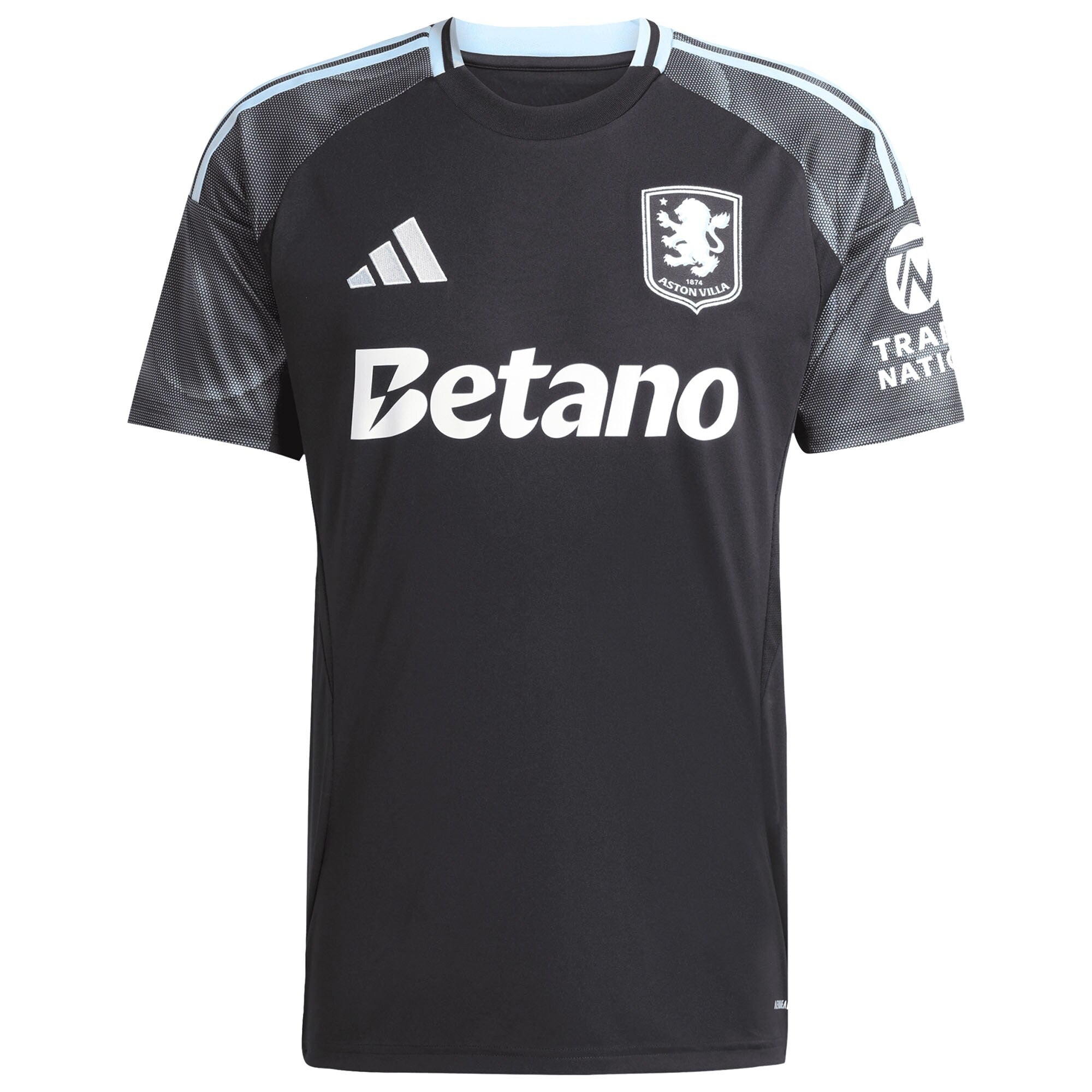 Aston Villa 2025/26 Away Soccer Shirt - Black