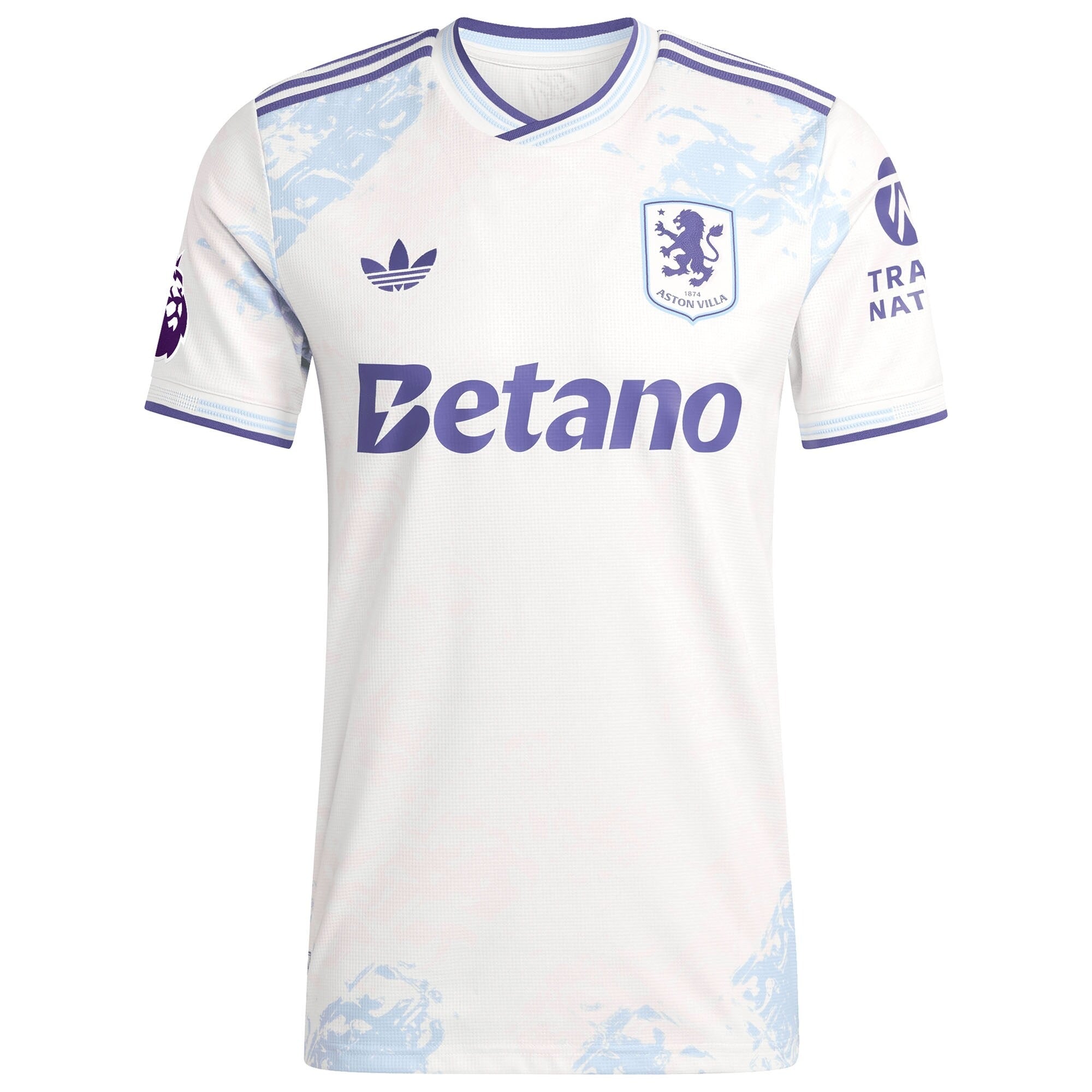 Aston Villa 2025/26 Third Custom Soccer Shirt - White