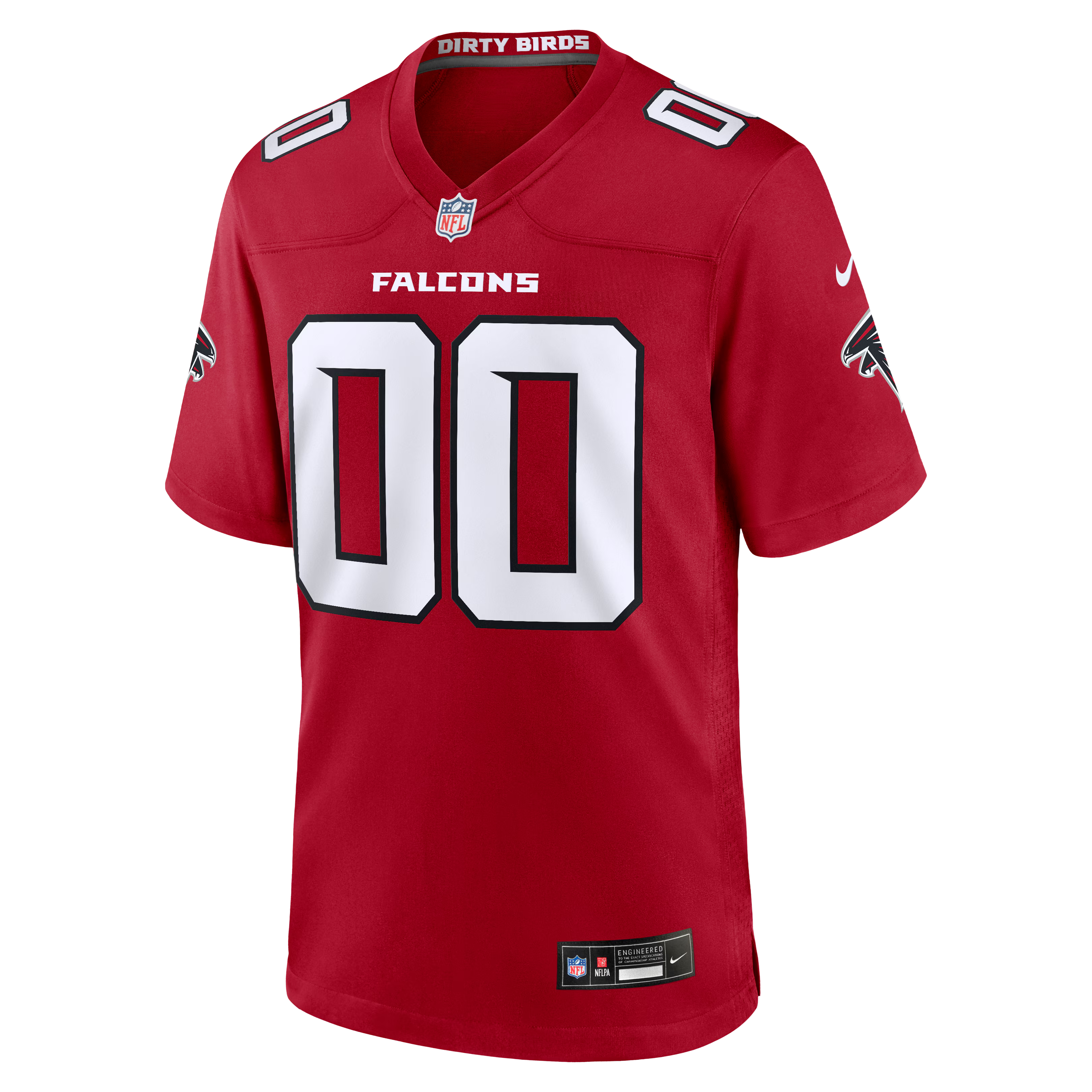 Atlanta Falcons Nike Custom Game Jersey - Red