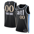 Atlanta Hawks Unisex 2023/24 customized Swingman Shirt - Black - City Edition