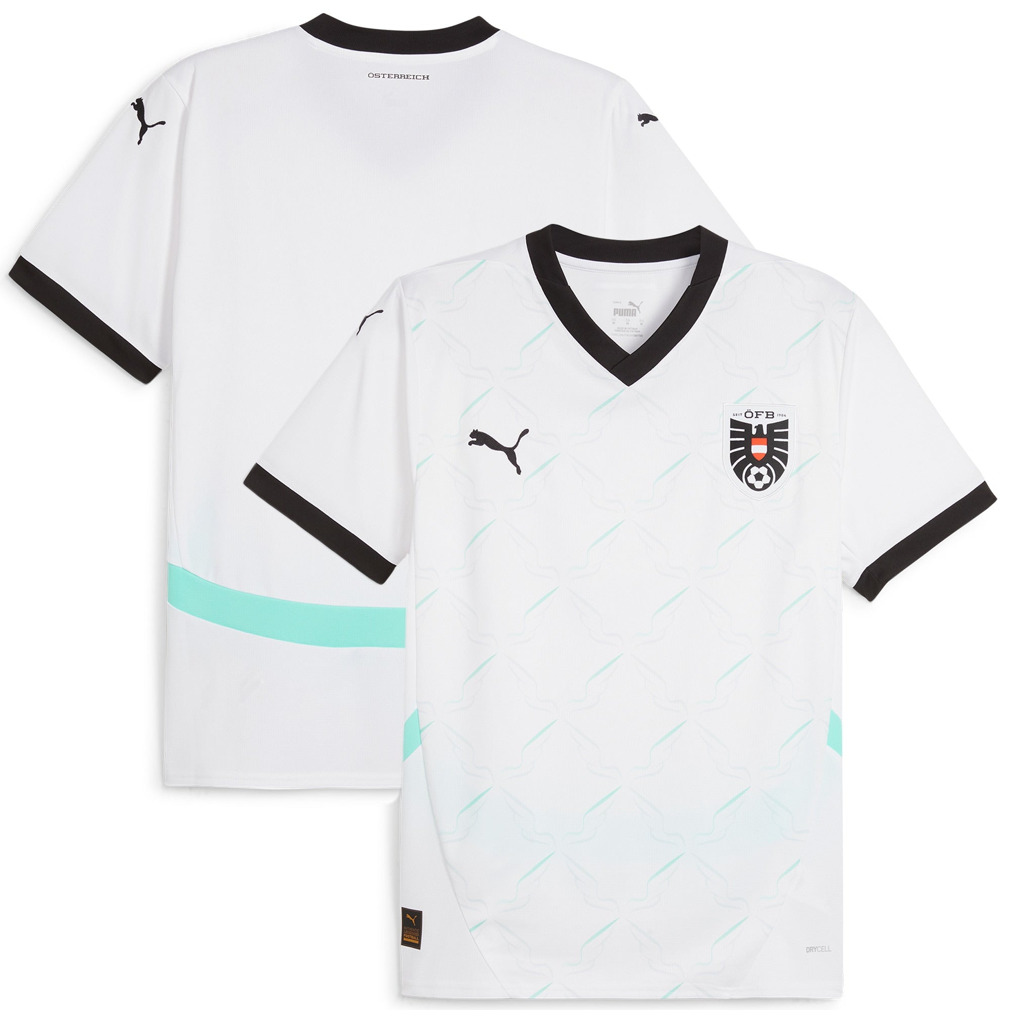 Austria National Team  2024 Away Soccer Shirt - White