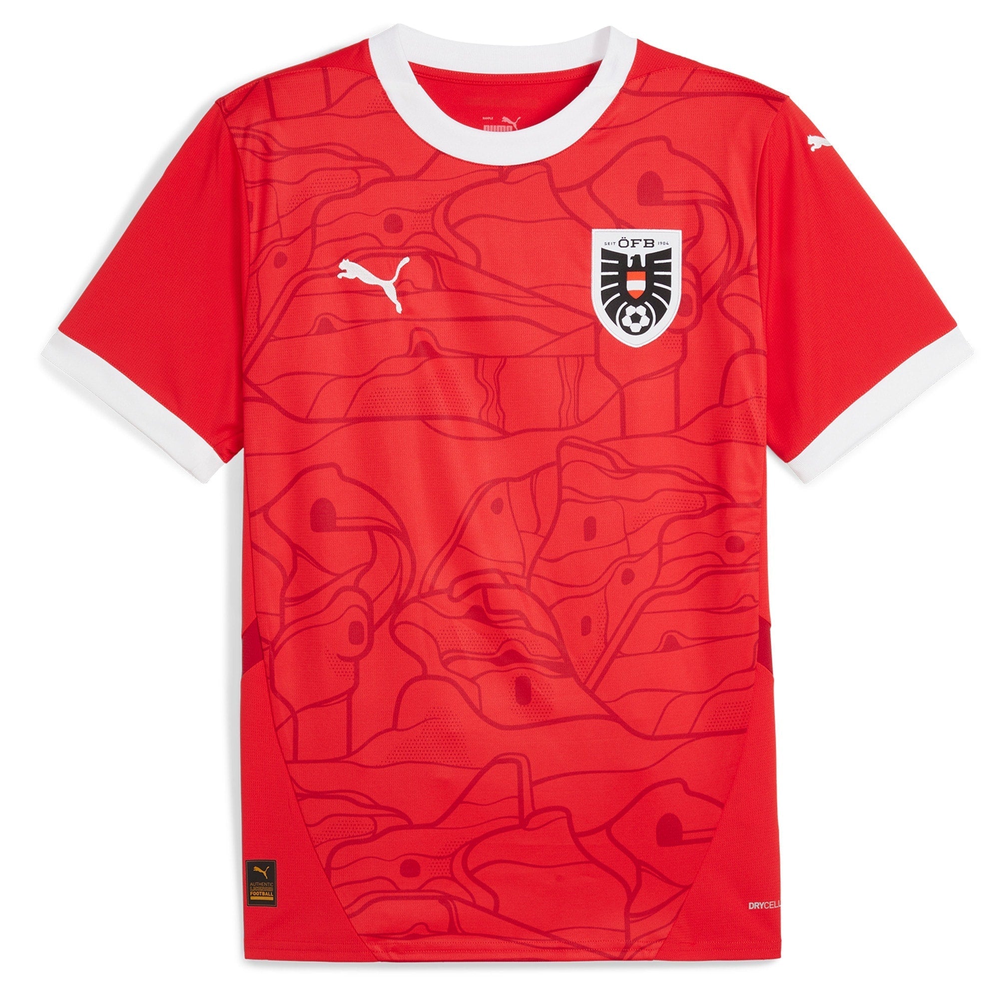 Austria National Team  2024 Home Soccer Shirt - Red