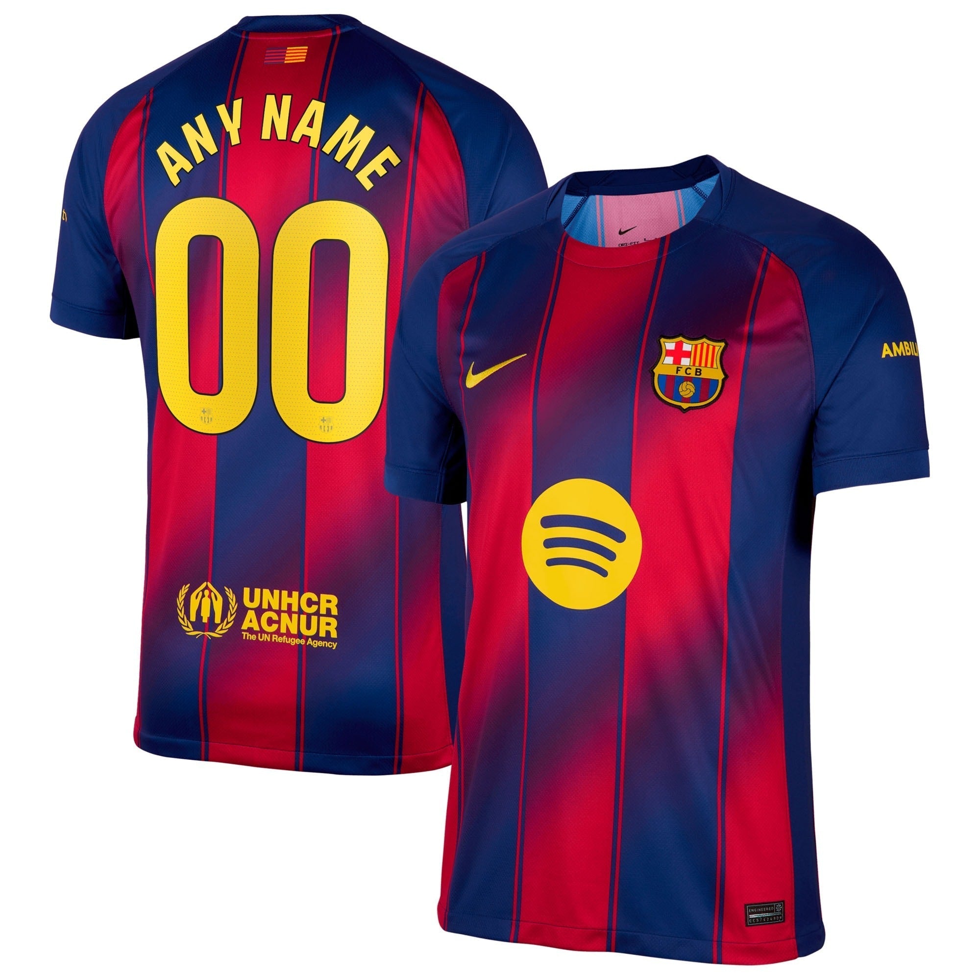 Barcelona 2025/26 Home Custom Soccer Shirt - Navy