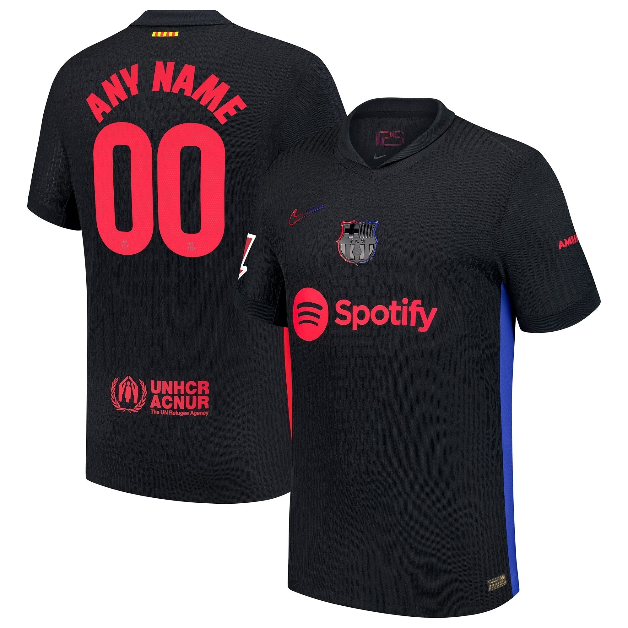Barcelona 2024/25 Away Custom Soccer Shirt - Black