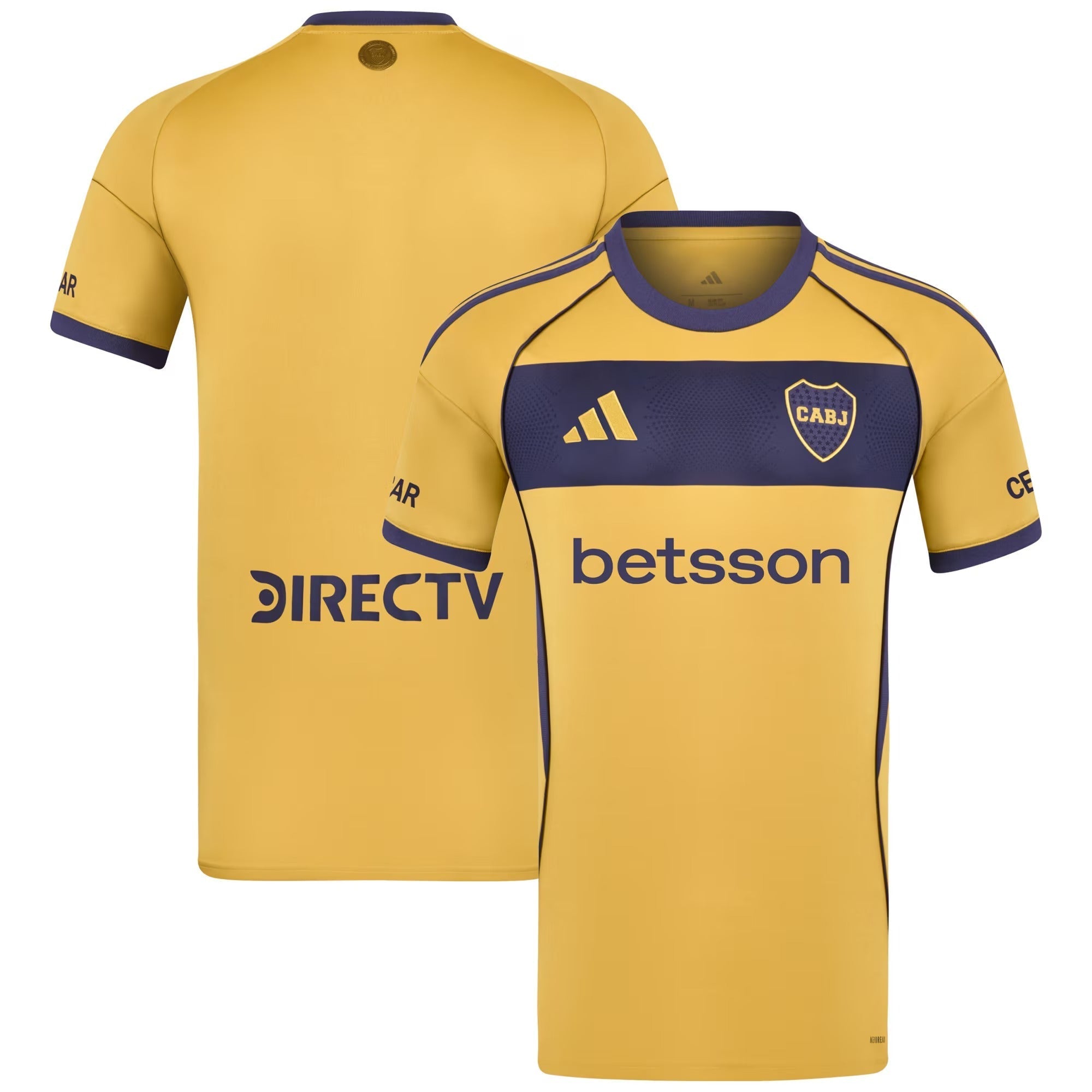 Boca Juniors 2025/26 Away Custom Soccer Shirt - Yellow