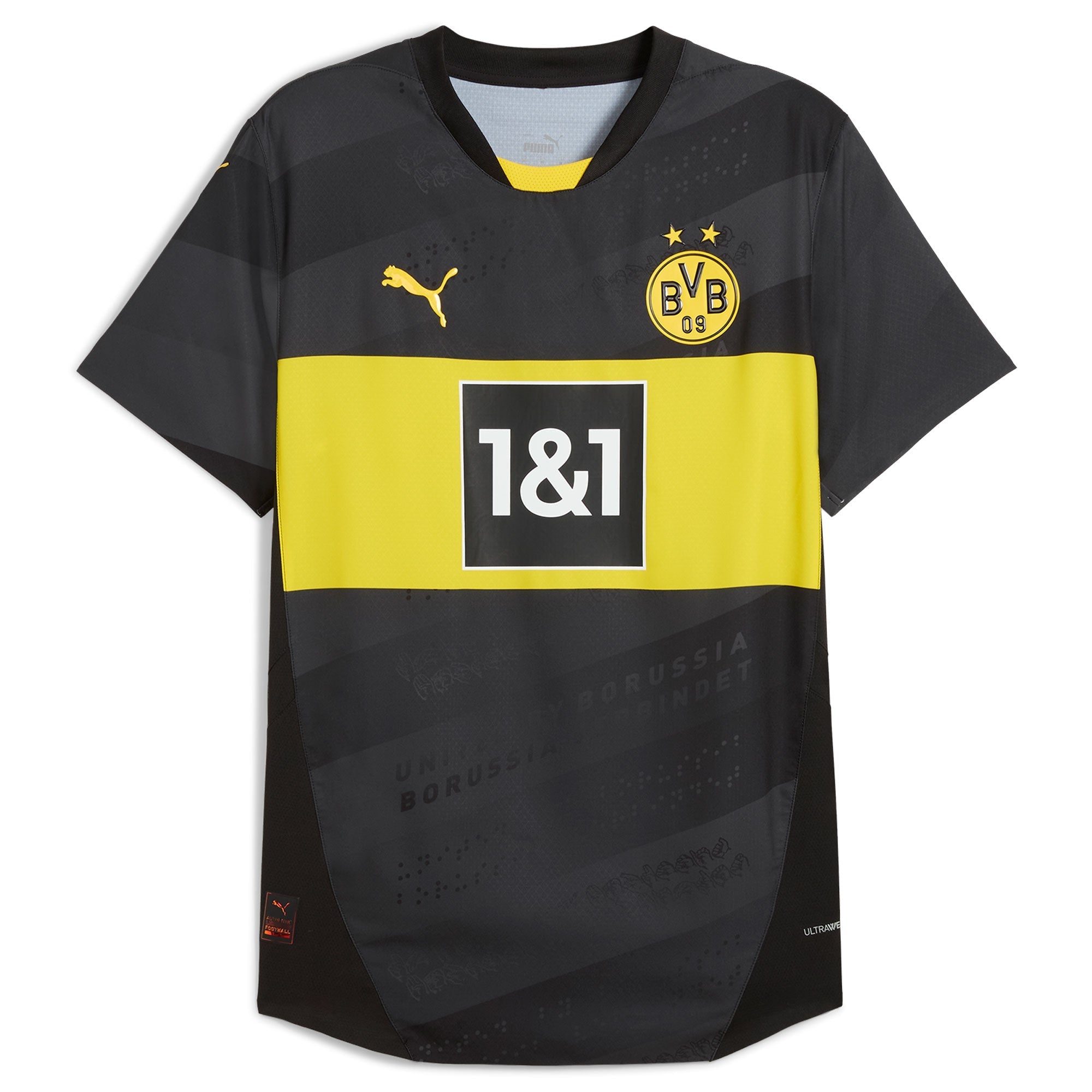 Borussia Dortmund 2024/25 Away Custom Soccer Shirt - Black
