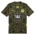 Borussia Dortmund  2024/2025 Short Sleeve Goalkeeper Customized Soccer Shirt - Olive