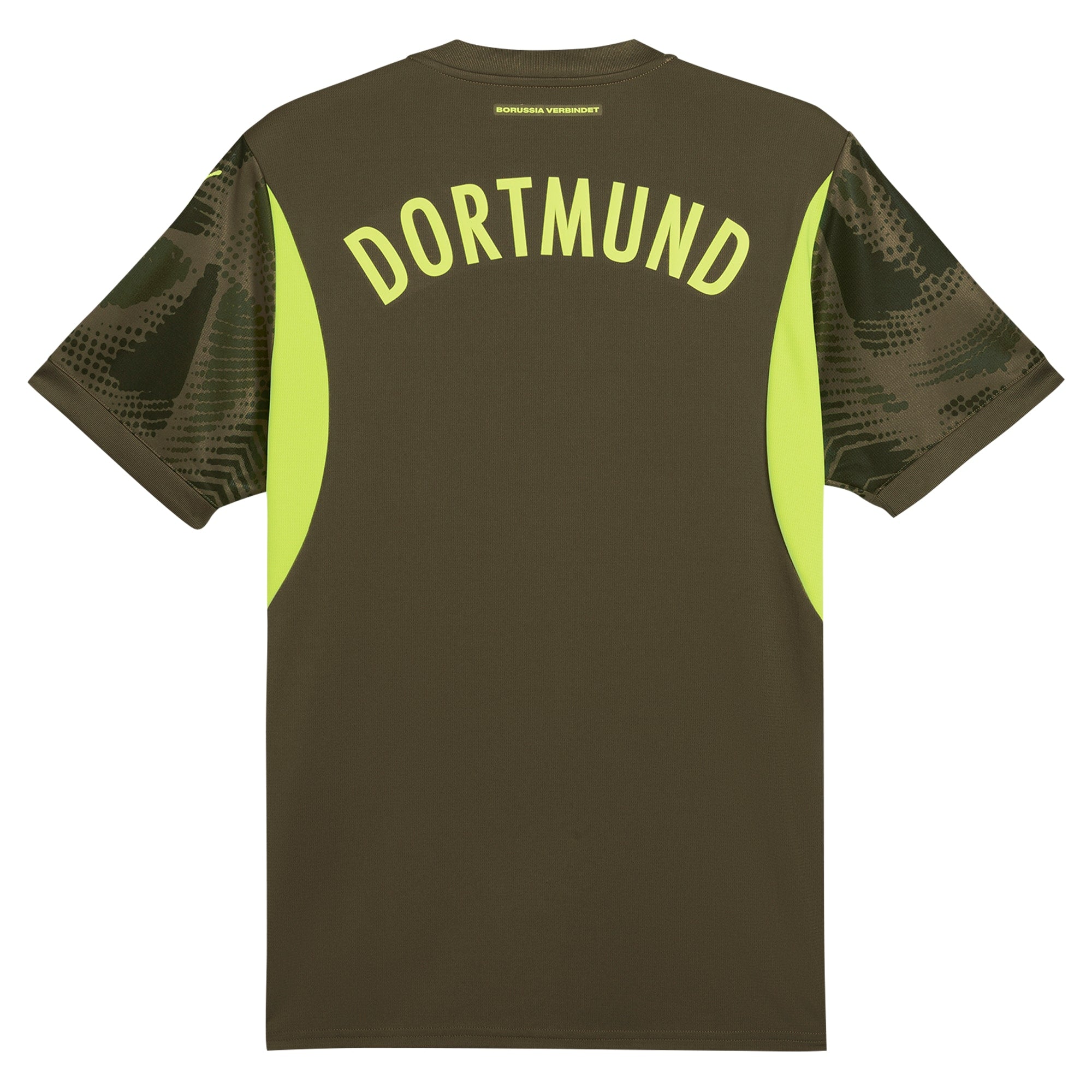 Borussia Dortmund  2024/2025 Short Sleeve Goalkeeper Customized Soccer Shirt - Olive