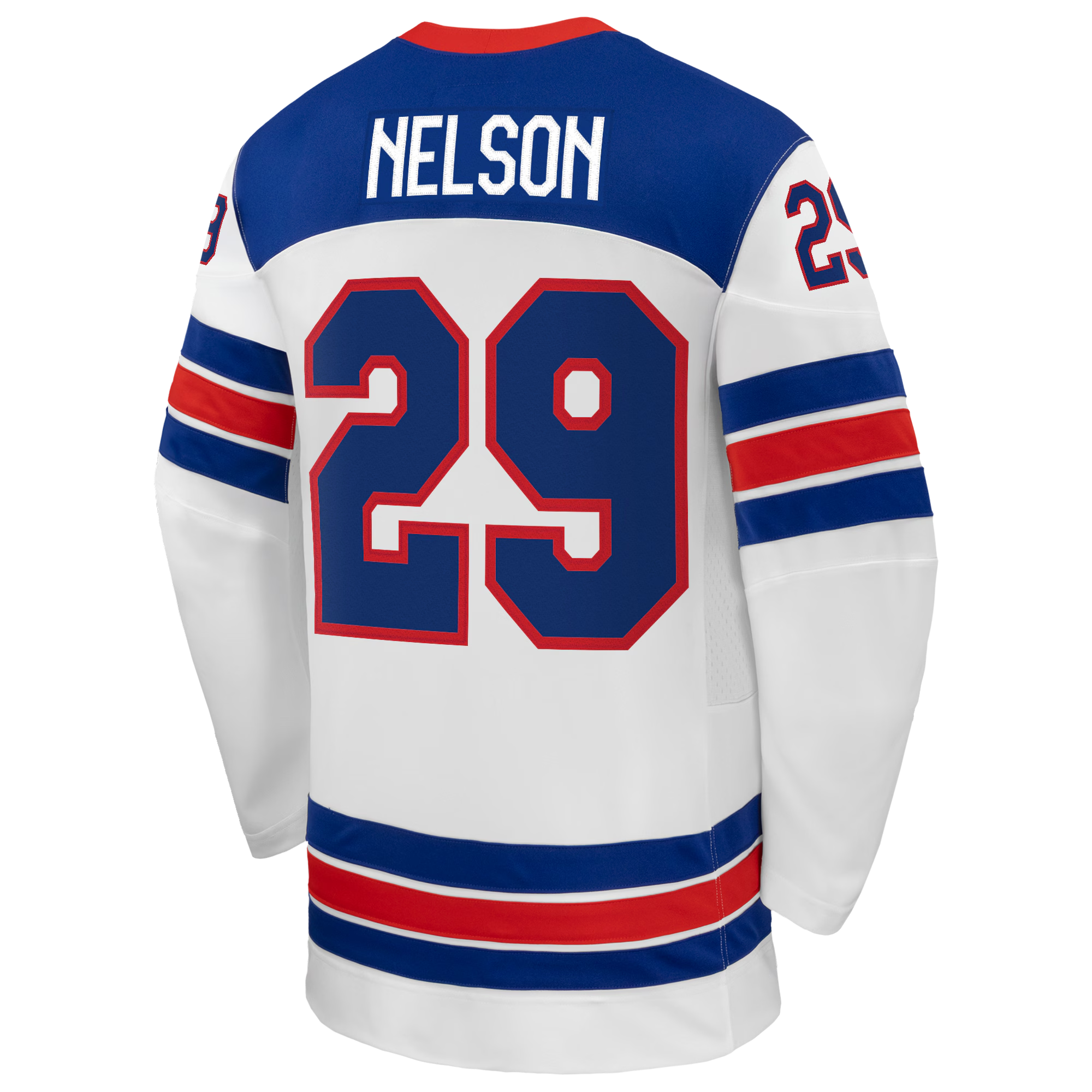 Brock Nelson #29 USA Hockey 2026 Away Jersey - Nike White