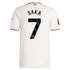 Bukayo Saka Arsenal 2025/26 Third Player Soccer Shirt - White