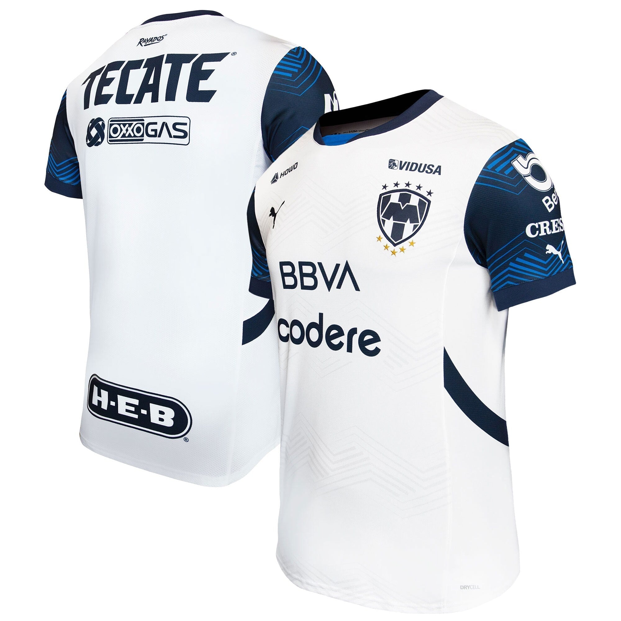 CF Monterrey 2024/25 Away Custom Soccer Shirt - White