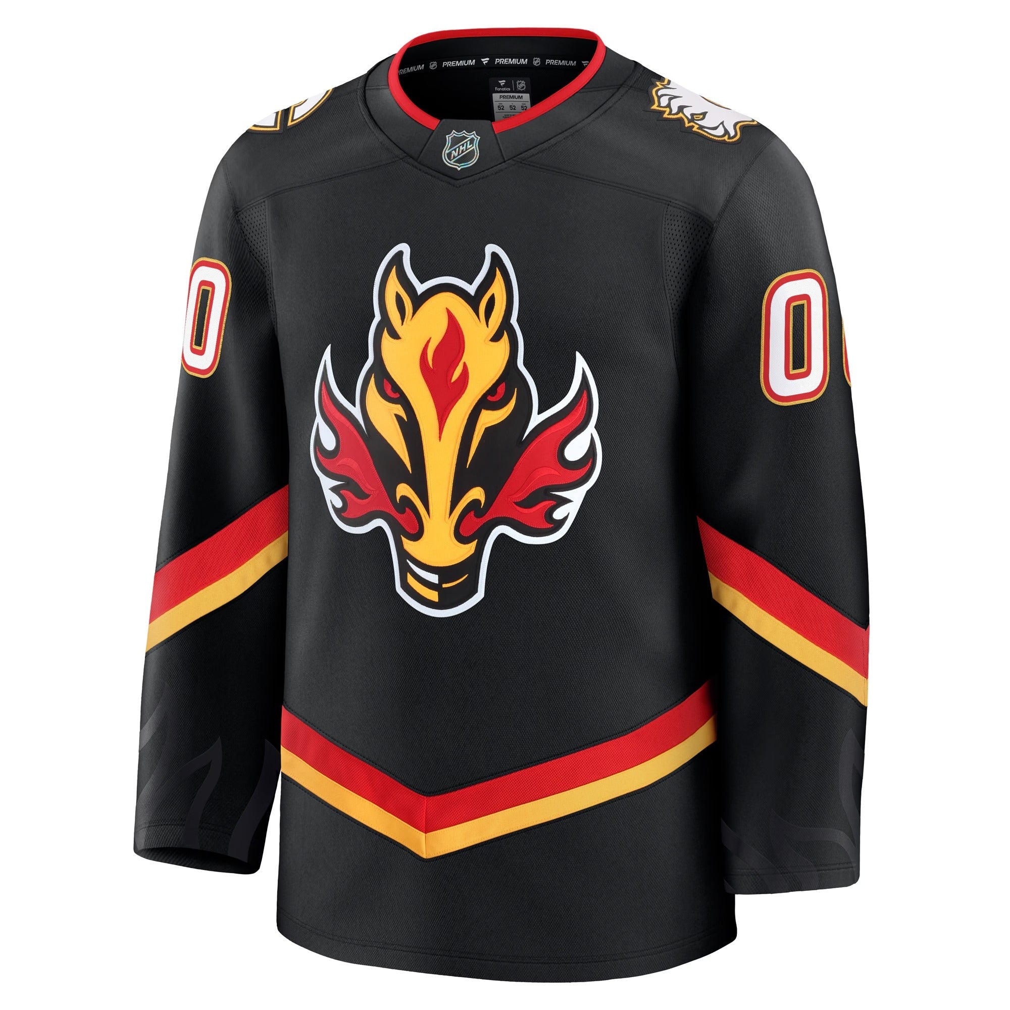 Calgary Flames Fanatics Premium Alternate Custom Jersey – Black "Blasty" Edition