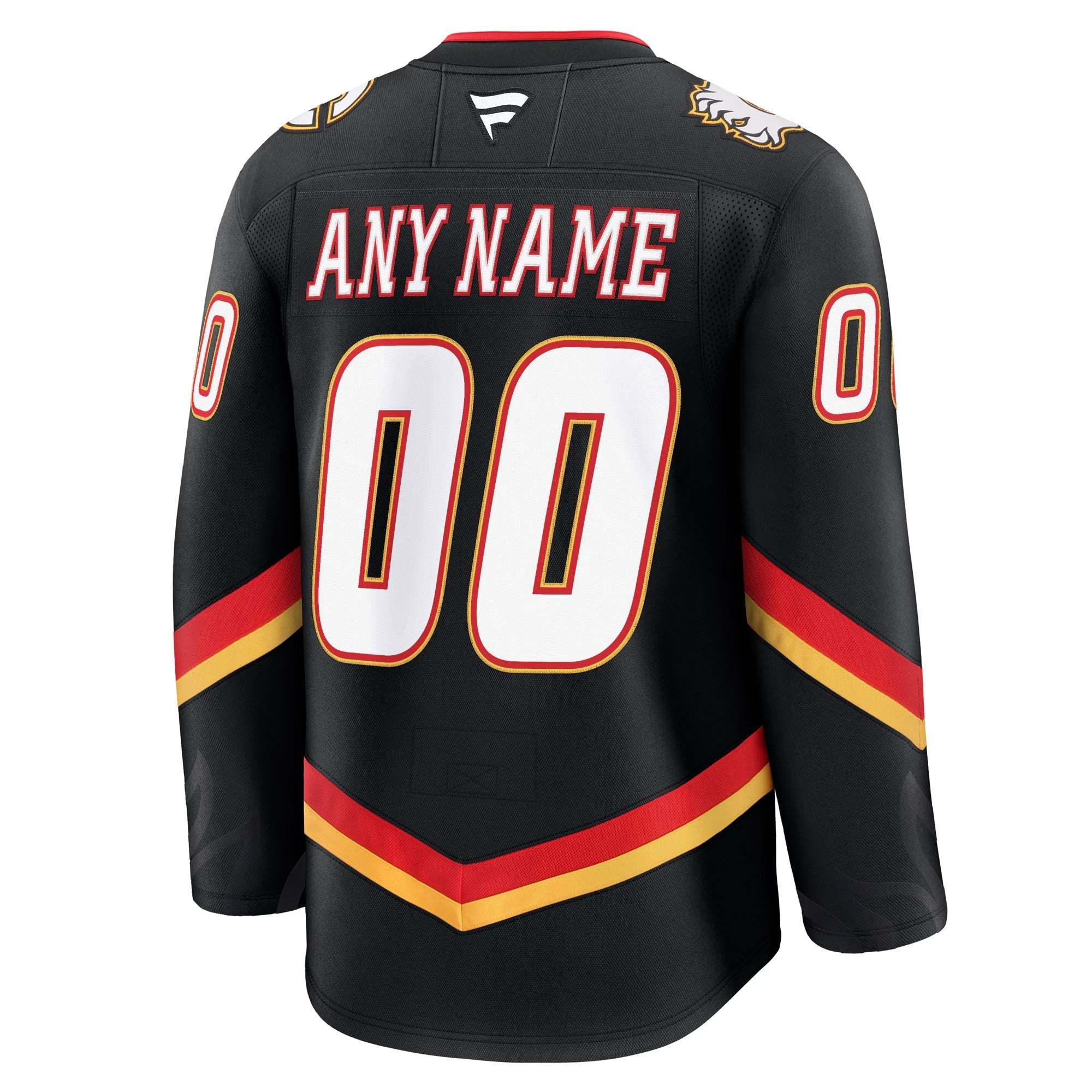 Calgary Flames Fanatics Premium Alternate Custom Jersey – Black "Blasty" Edition