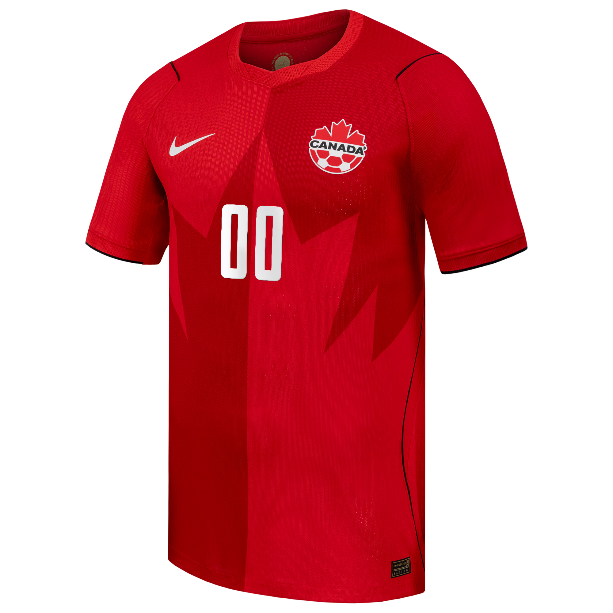 Canada National Teams Soccer Nike 2026 Home Match Authentic Custom Jersey - Red - Jersey Teams World