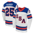 Charlie McAvoy #25 USA Hockey 2026 Away Jersey - Nike White