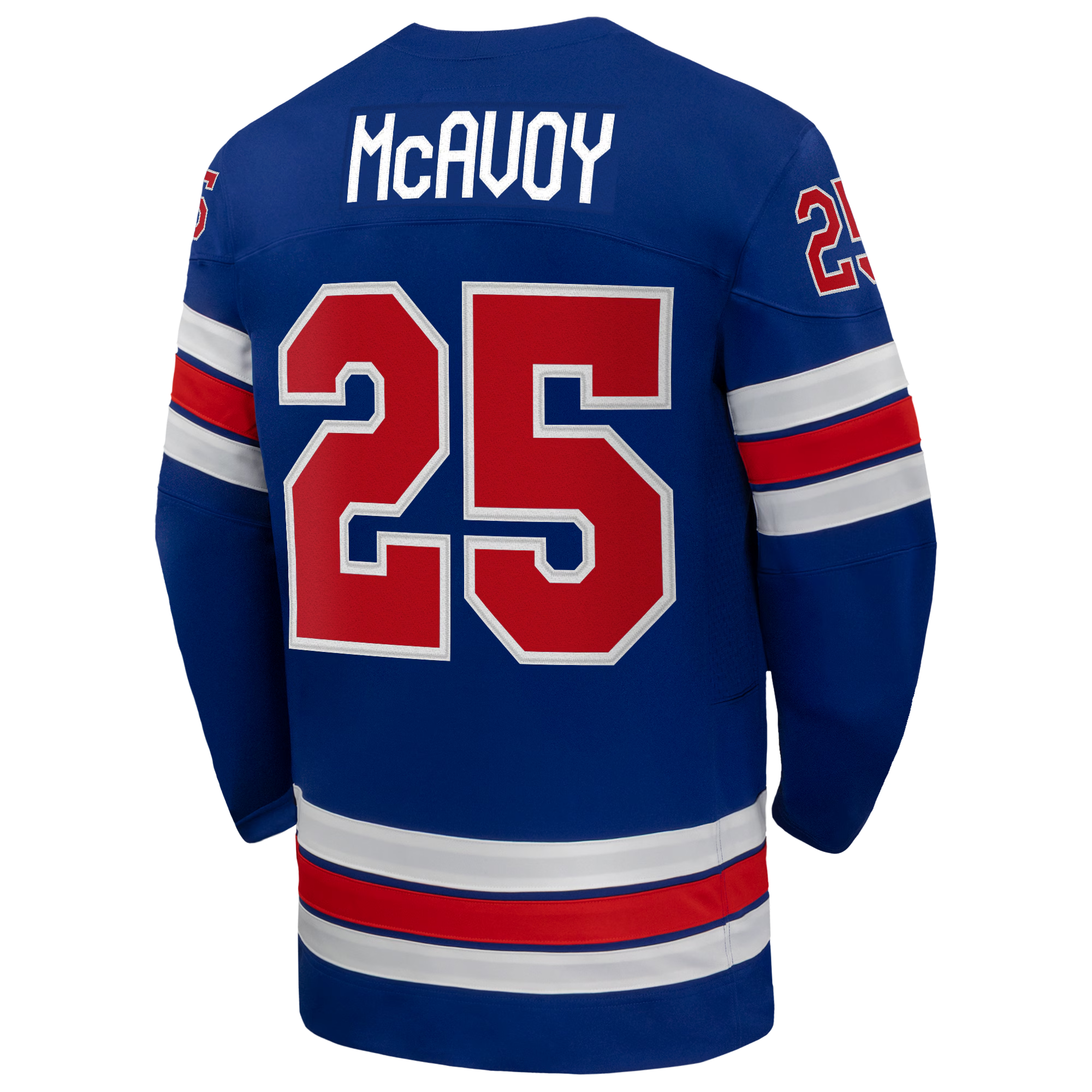 Charlie McAvoy #25 USA Hockey 2026 Home Jersey - Nike Royal