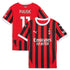 Christian Pulisic AC Milan 2024/25 Home Player Soccer Shirt - Red