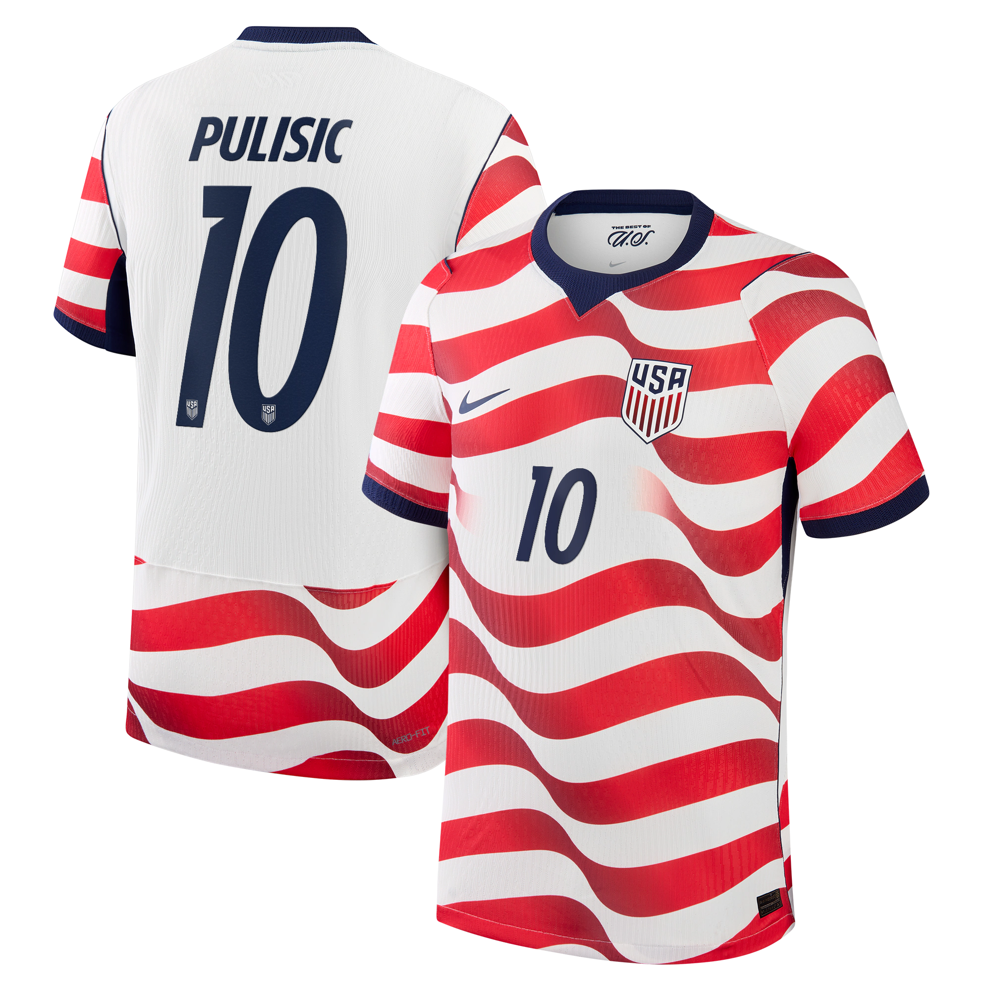 Christian Pulisic USMNT Nike 2026 Home Match Jersey - White