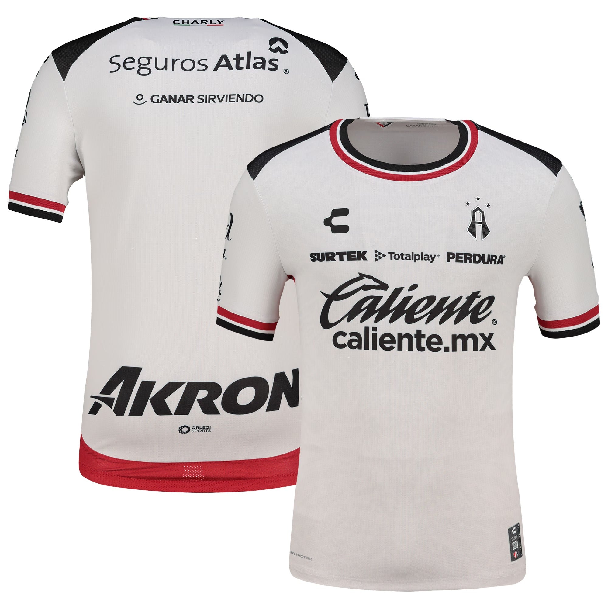Club Atlas Charly 2025/26 Away Soccer Shirt - Gray