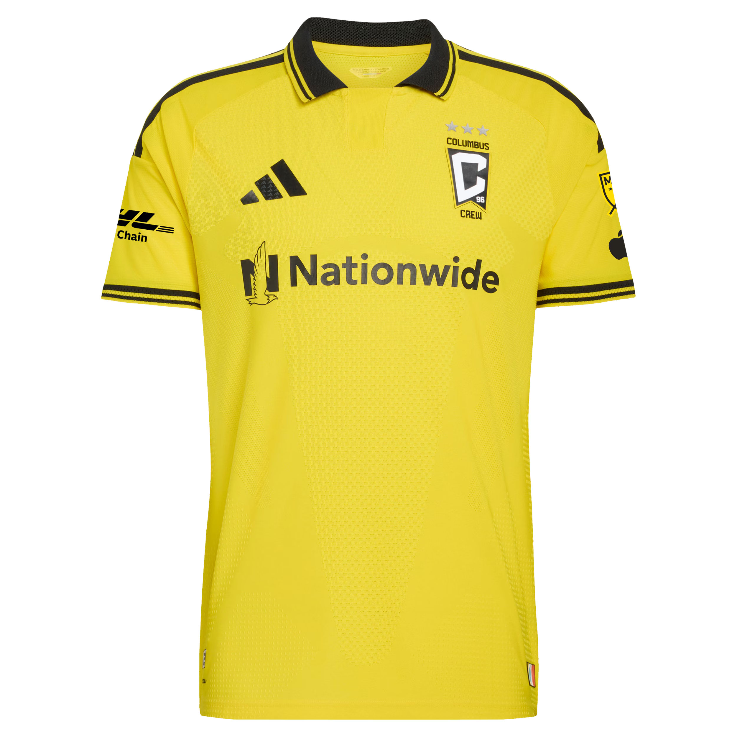 Columbus Crew // Maximilian Arfsten #27 Official 2026 The Crafted for Excellence On-Field Patch Jersey – Yellow