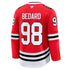 Connor Bedard Chicago Blackhawks Fanatics Home Premium Jersey - Red