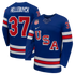 Connor Hellebuyck #37 USA Hockey 2026 Home Jersey - Nike Royal