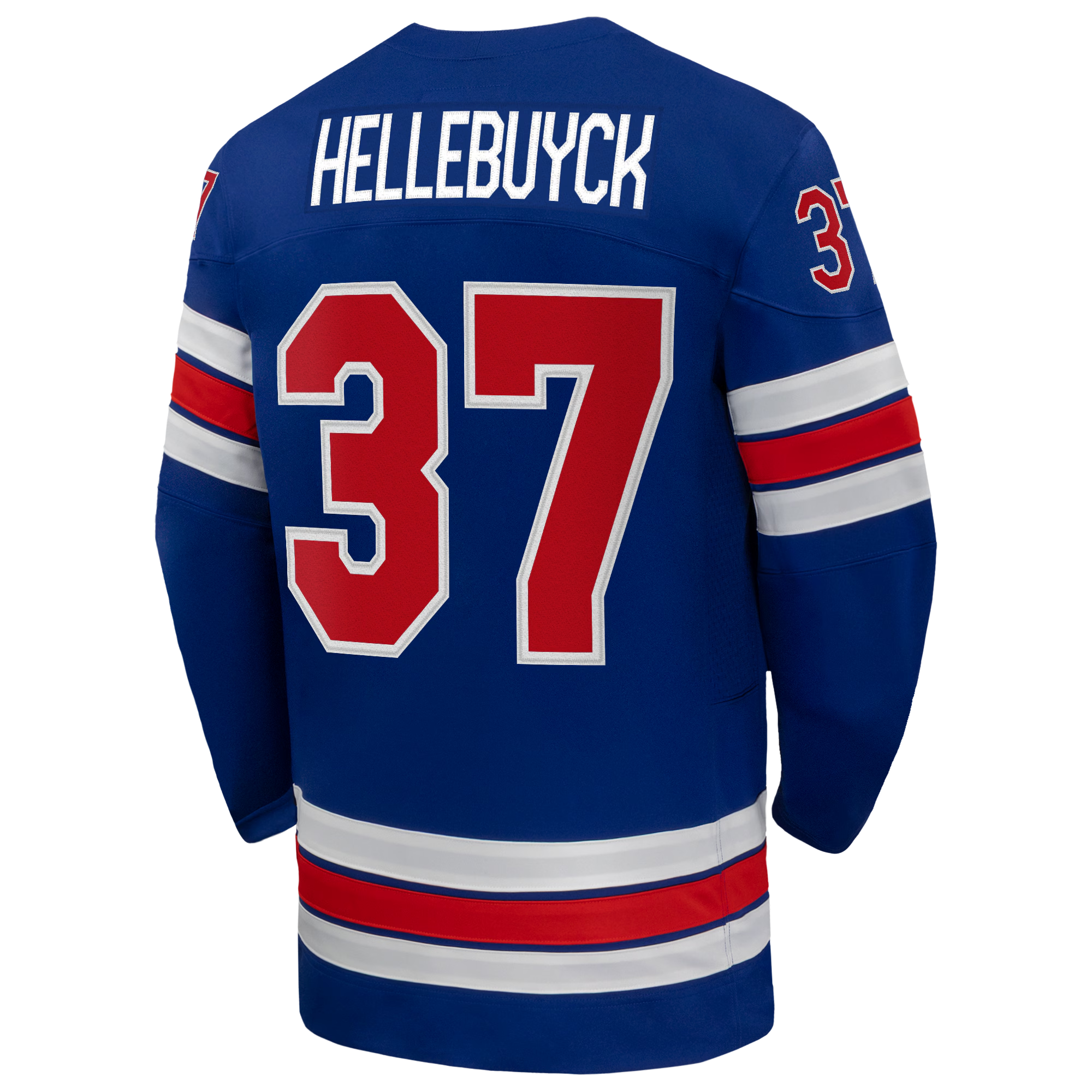 Connor Hellebuyck #37 USA Hockey 2026 Home Jersey - Nike Royal