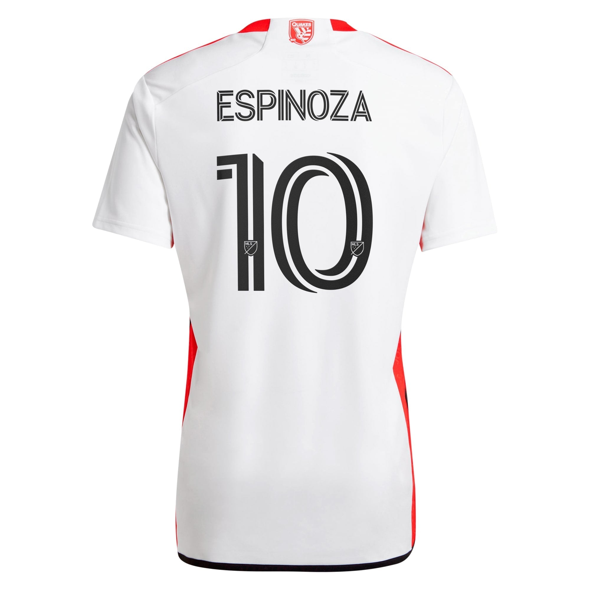 Cristian Espinoza San Jose Earthquakes 2024 The 50 Kit Player Soccer Shirt - White