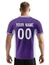 Custom Purple Soccer Jersey - Personalized Men's Football Team Shirt with Name and Number
