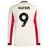 Darwin Núñez Liverpool 2025/26 Away Long Sleeve Player Soccer Shirt - White
