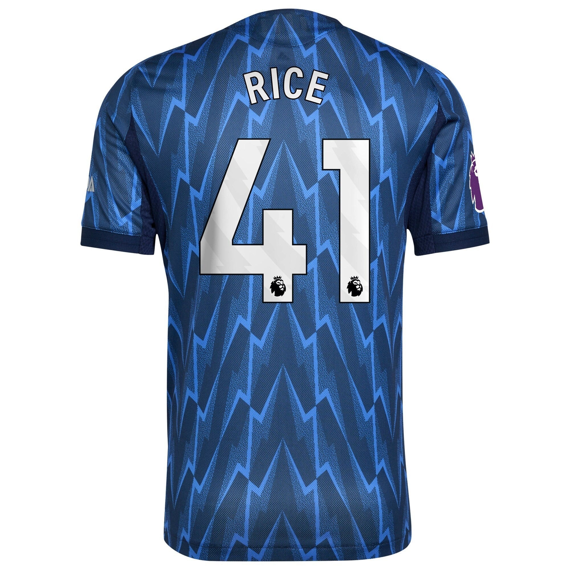 Declan Rice Arsenal 2025/26 Away Player Soccer Shirt - Blue