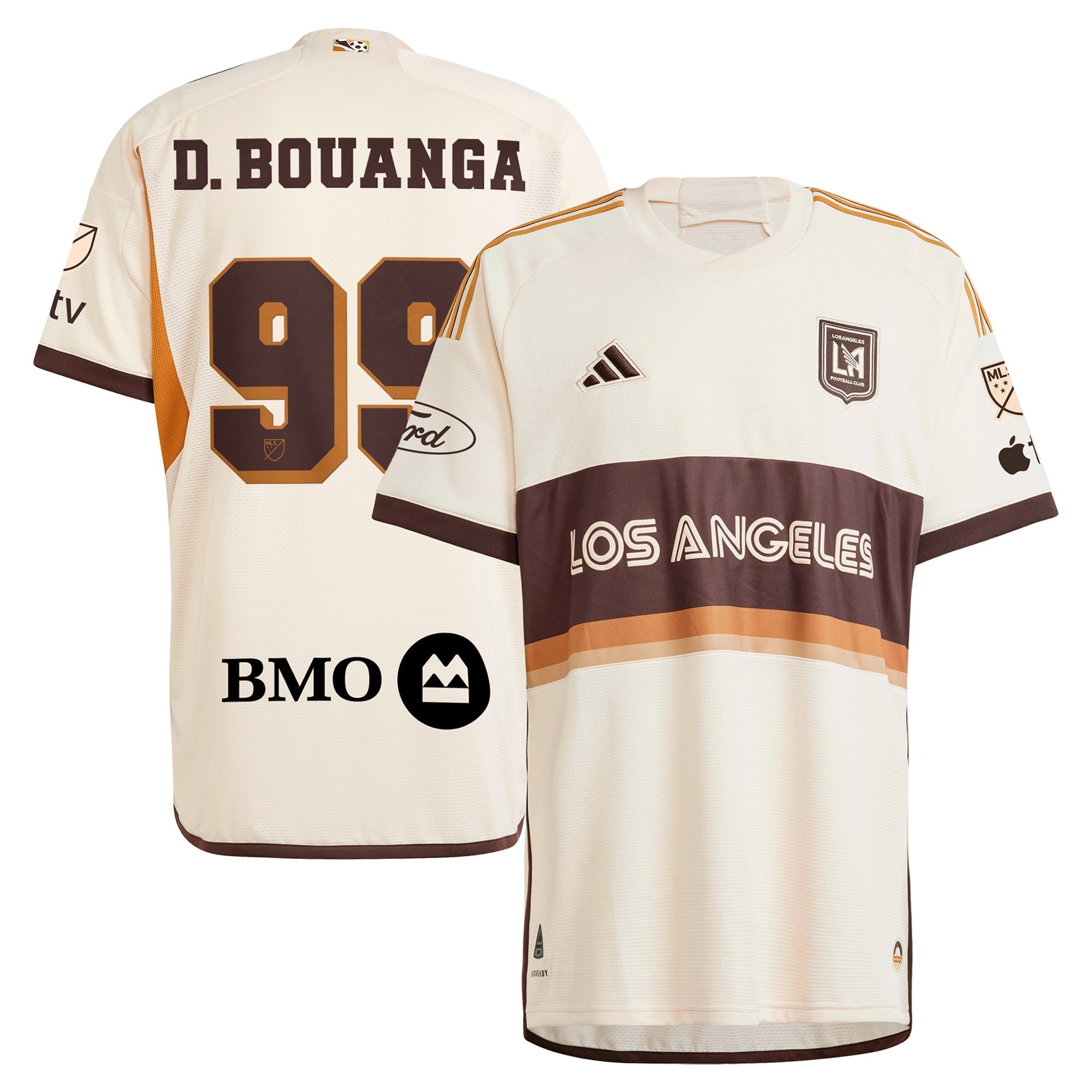 Denis Bouanga LAFC 2024 Archive Soccer Shirt - Tan