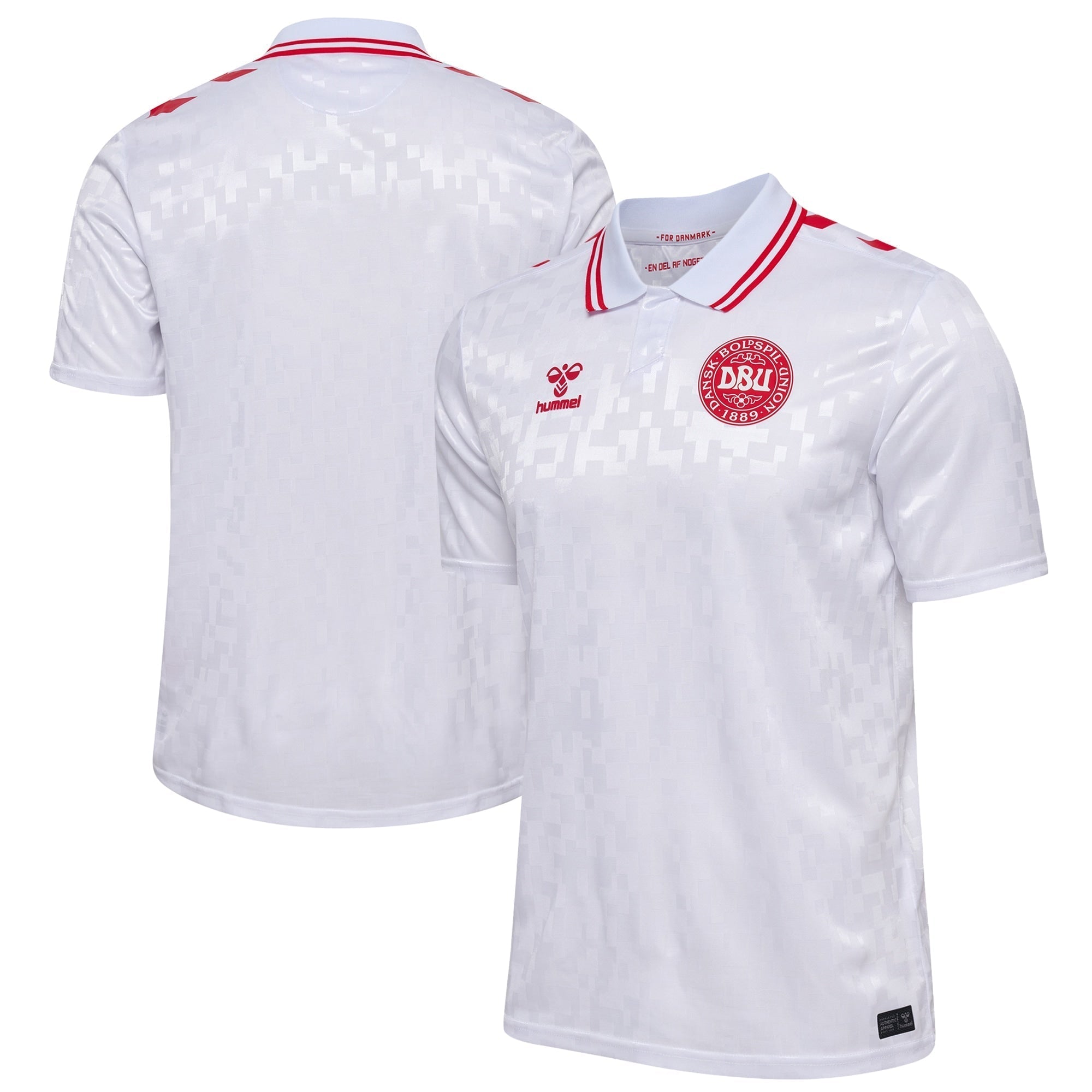 Denmark National Team 2024 Away Customized Soccer Shirt - White