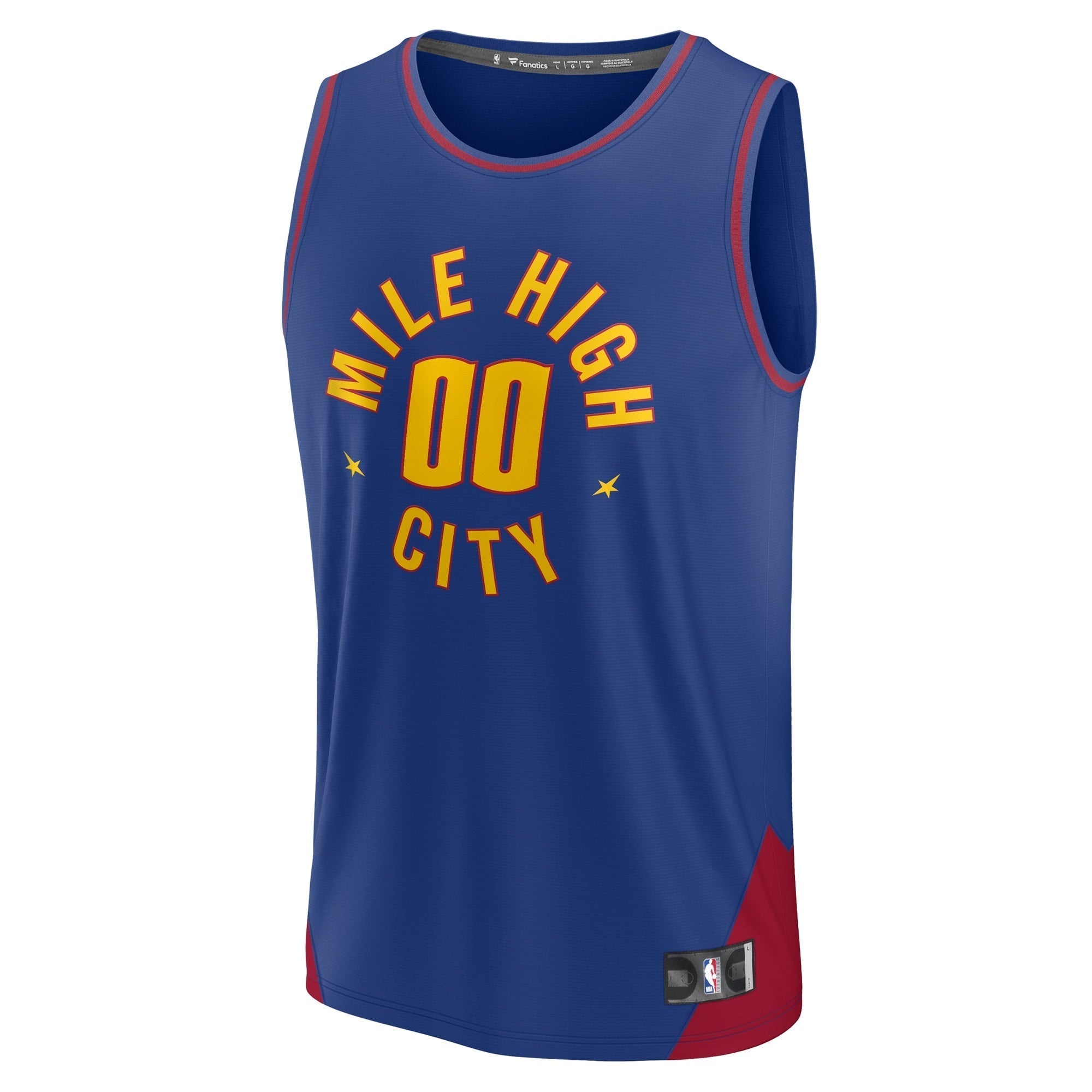Denver Nuggets Fanatics 2022/23 Fast Break customized Shirt - Blue - Statement Edition