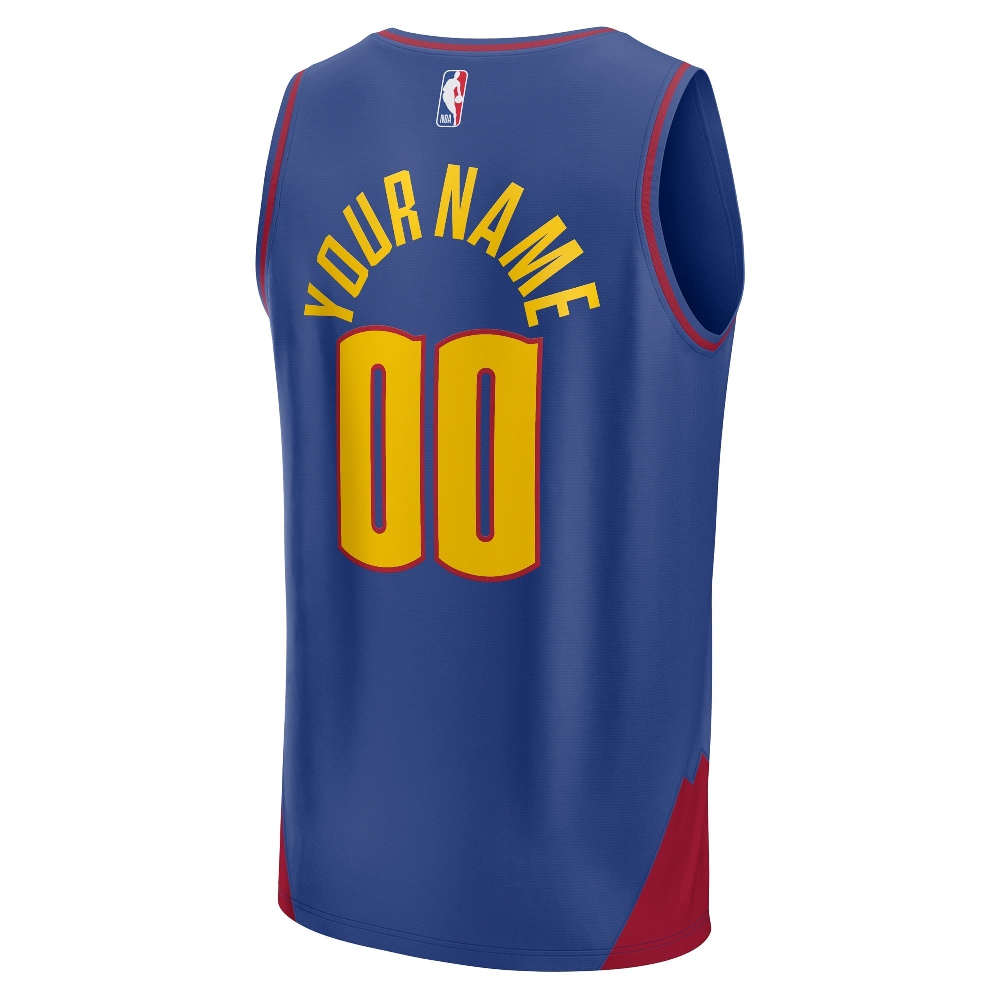 Denver Nuggets Fanatics 2022/23 Fast Break customized Shirt - Blue - Statement Edition