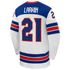 Dylan Larkin #21 USA Hockey 2026 Away Jersey - Nike White