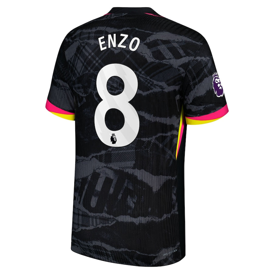 Enzo Fernández Chelsea 2024/25 Third Player Soccer Shirt - Anthracite