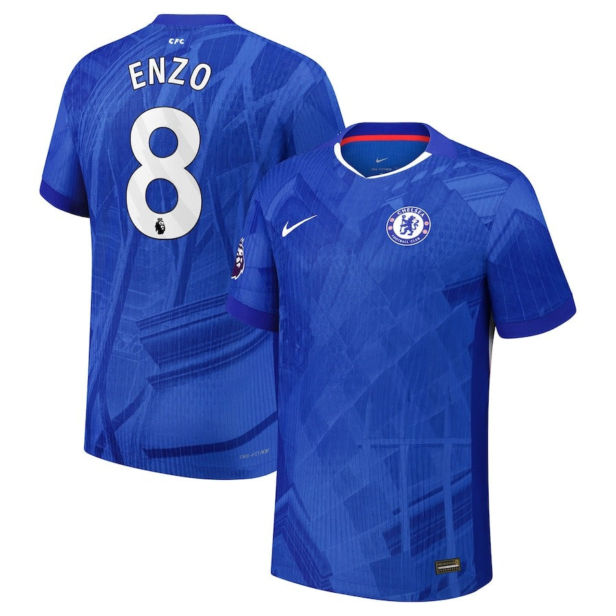 Enzo Fernández Chelsea 2025/26 Home Player Soccer Shirt - Blue