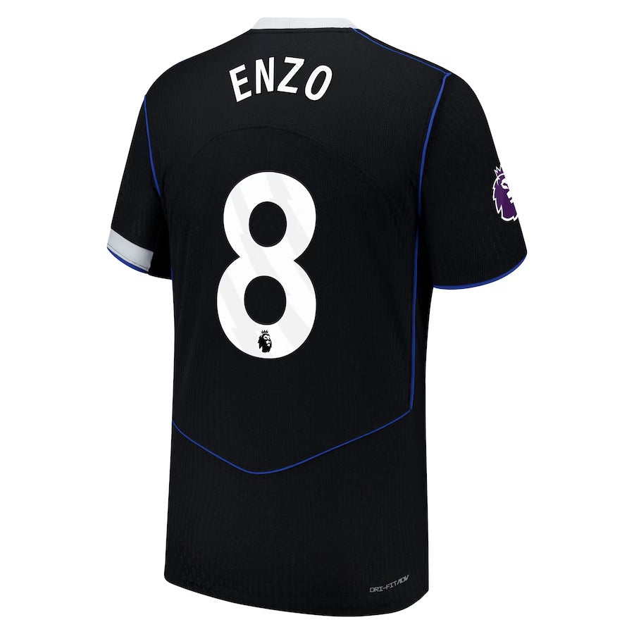 Enzo Fernández Chelsea 2025/26 Third Player Soccer Shirt - Black